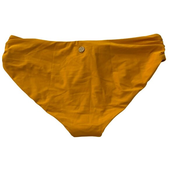 Prana Deep Saffron Swim Bottom Bikini Briefs LARGE NWT - Picture 3 of 3